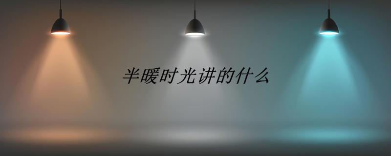 半暖时光讲的什么