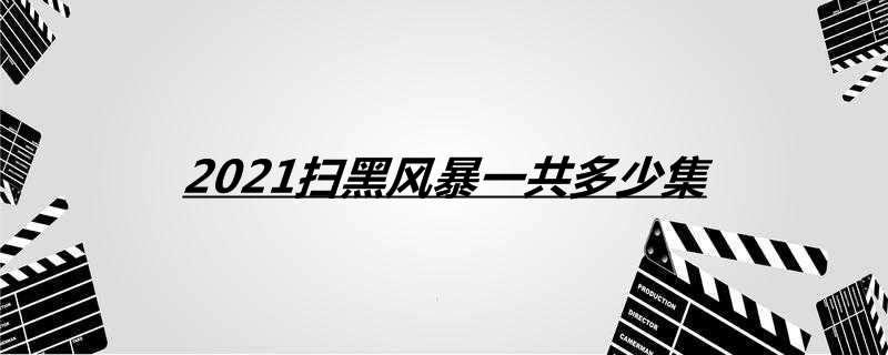 2021扫黑风暴一共多少集