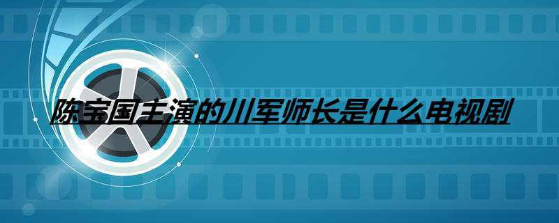 陈宝国主演的川军师长是什么电视剧