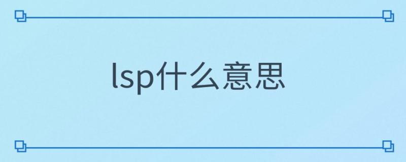 lsp什么意思 lsp还可以怎么解释