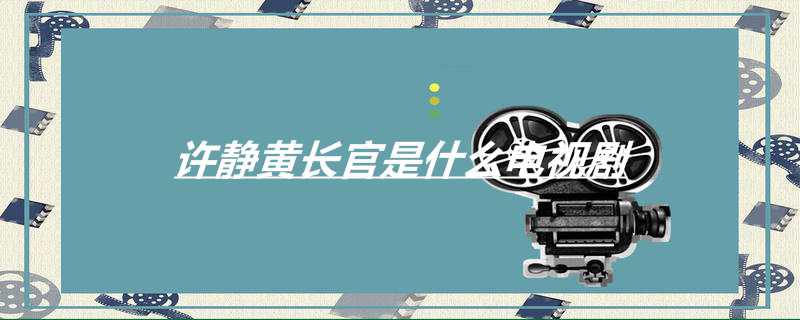 许静黄长官是什么电视剧