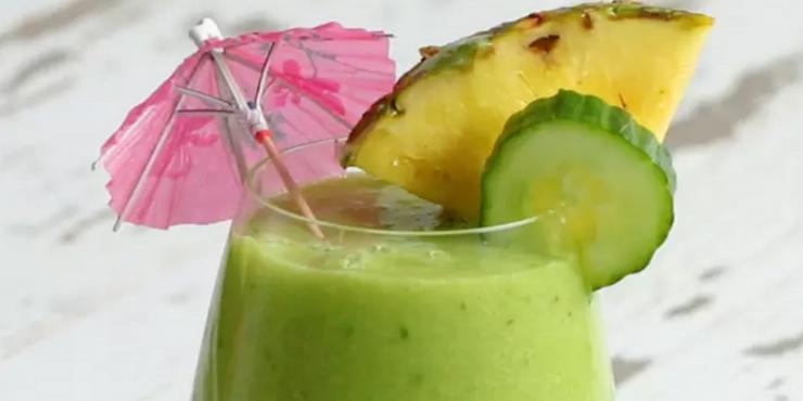 10种实际上美味的绿色冰沙