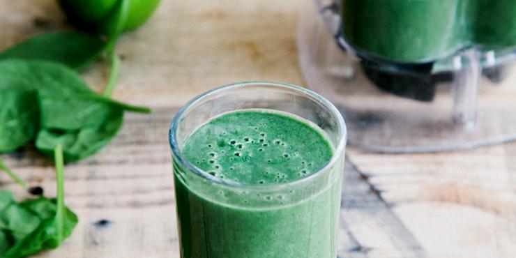 10种实际上美味的绿色冰沙