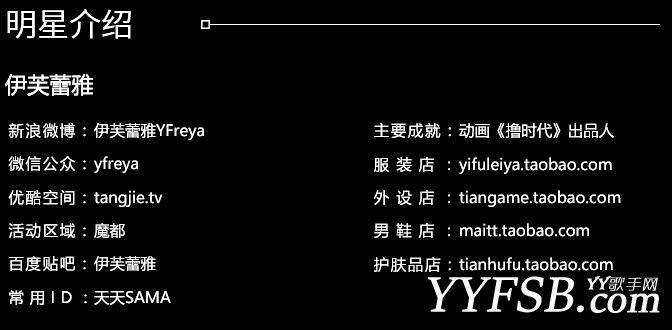 全民直播伊芙蕾雅（卢天天）个人资料直播间