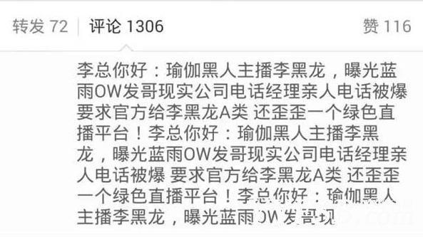 YY蓝雨老大打发时间因夏晴晴事件遭人肉影响