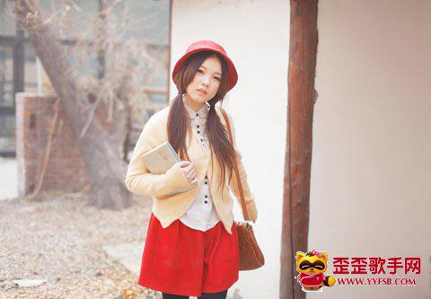 马晓晨本兮可爱图片曝光 COSPALY“小丸子”玩童真