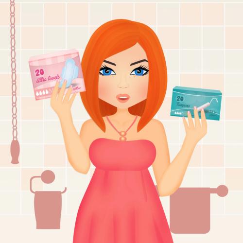 女生的卫生棉条是怎么塞进身体的