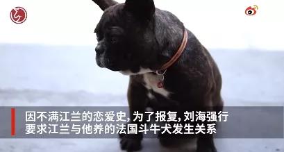 北京男子强逼女友与狗发生关系，只因其恋爱史