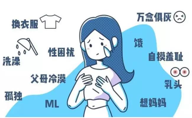 伤心乳头综合症,一些奇奇怪怪的生理反应