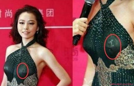 张天爱乳环是真是假：网络上的几张照片对比（图）