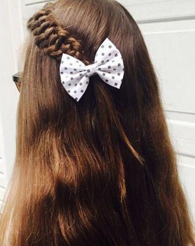 中长发发型扎法：10种浪漫扎发真心美到醉