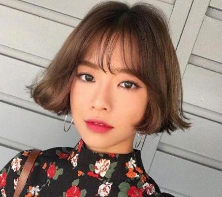 女生微卷短发发型图片：真心好看的短发微卷造型