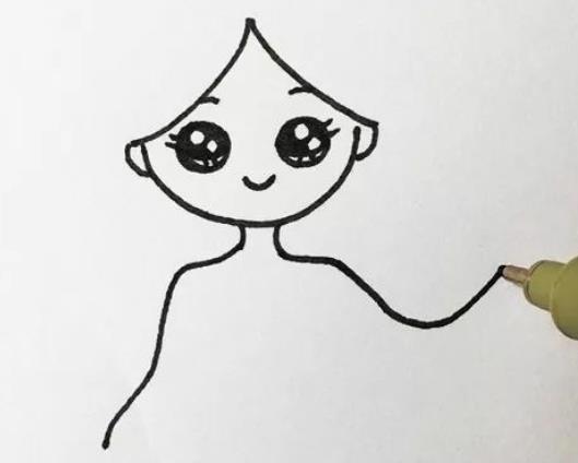 一步一步教画小公主 简单的小公主画一个美丽的公主