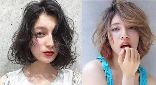 时尚发型2019短发流行图片：2019春季甜美减龄短发型