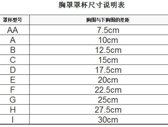 abcd罩杯分别是多大(徒手判断女生胸围A到D触摸体验)