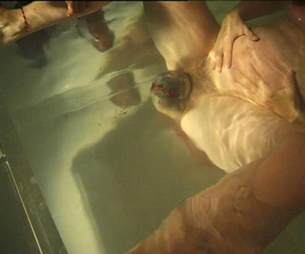 生孩子顺产正面图片大全