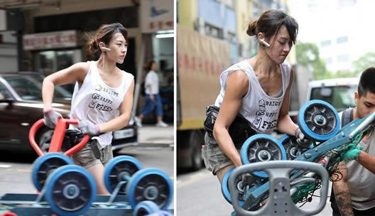 最美搬运工进娱乐圈怎么回事：萝莉脸走红朱芊佩个人资料